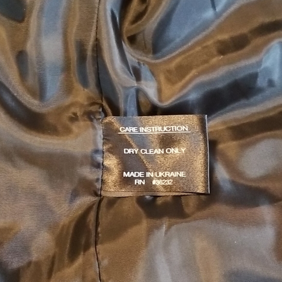 Womens black dress coat - Picture 7 of 10